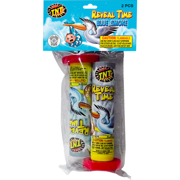 REVEAL TIME BLUE SMOKE Firework Smoke Reveal Time Blue Smoke