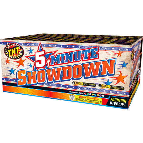 5 MINUTE SHOWDOWN Firework Fountains 5 Minute Showdown