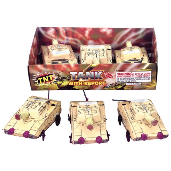 M-1 ABRAMS TANK W/ REPORT Firework Other Novelties M 1 Abrams Tank W/ Report
