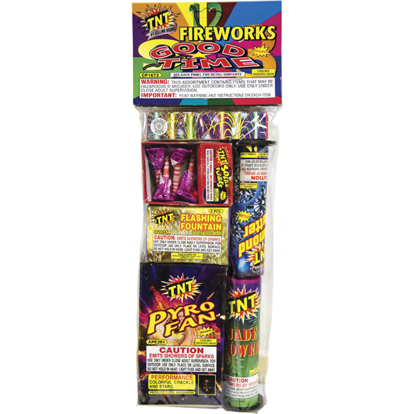 GOOD TIME BAG Firework Ground Assortments Good Time Bag