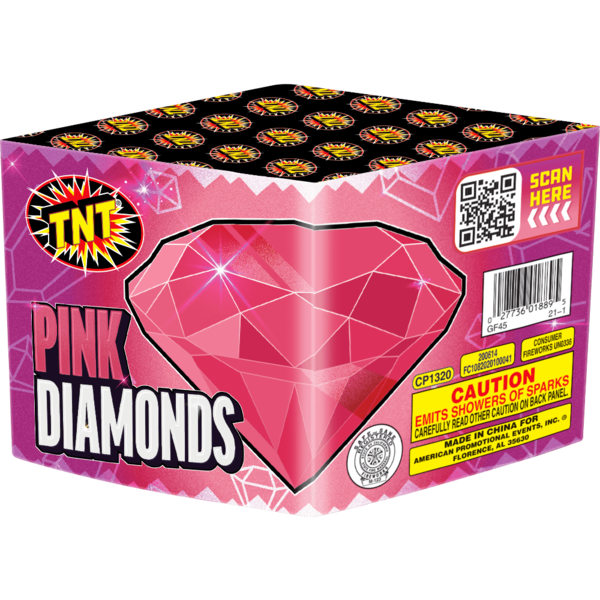 PINK DIAMONDS Firework Fountains Pink Diamonds
