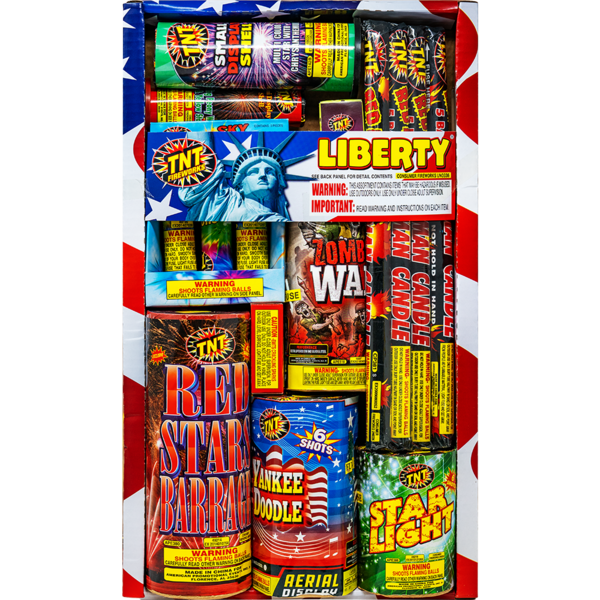 LIBERTY Firework Aerial Assortments Liberty