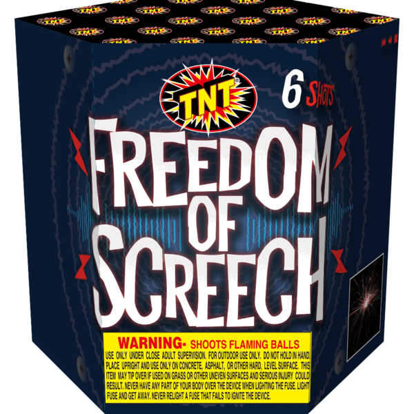 FREEDOM OF SCREECH Firework Multi Aerials Freedom Of Screech