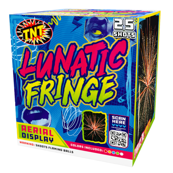 LUNATIC FRINGE Firework Multi Aerials Lunatic Fringe