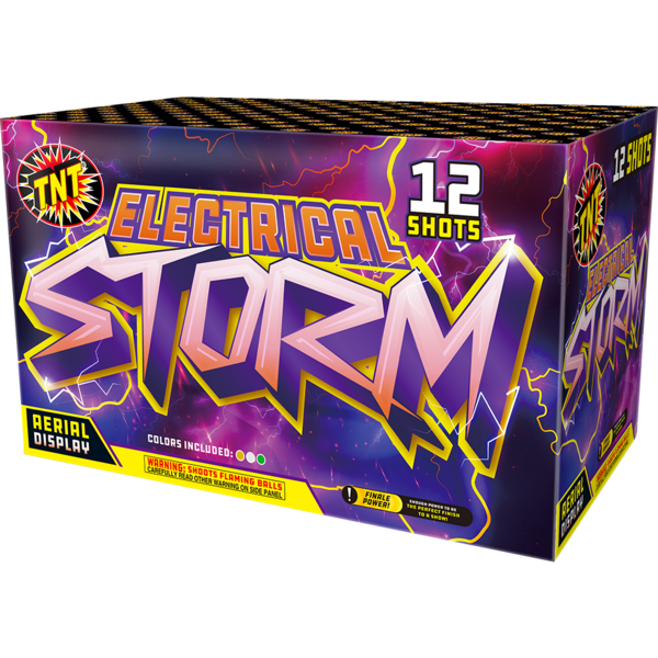 ELECTRICAL STORM 500 Gram Firework Finale Aerials Electrical Storm
