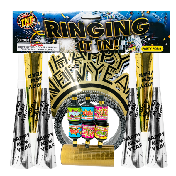 RINGING IT IN BAG Firework Novelty Assortments Ringing It In Bag
