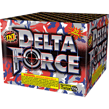 DELTA FORCE 500 Gram Firework Finale Aerials Delta Force