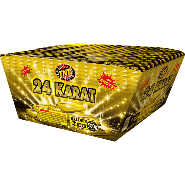 24 KARAT 500 Gram Firework Finale Aerials 24 Karat