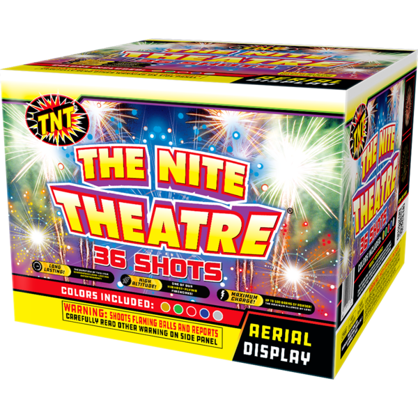 THE NITE THEATRE 500 Gram Firework Finale Aerials The Nite Theatre