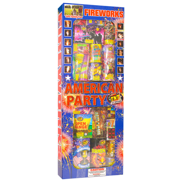 AMERICAN PARTY Firework Ground Assortments American Party