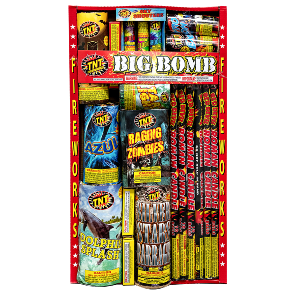 BIG BOMB - AERIAL Firework Aerial Assortments Big Bomb Aerial
