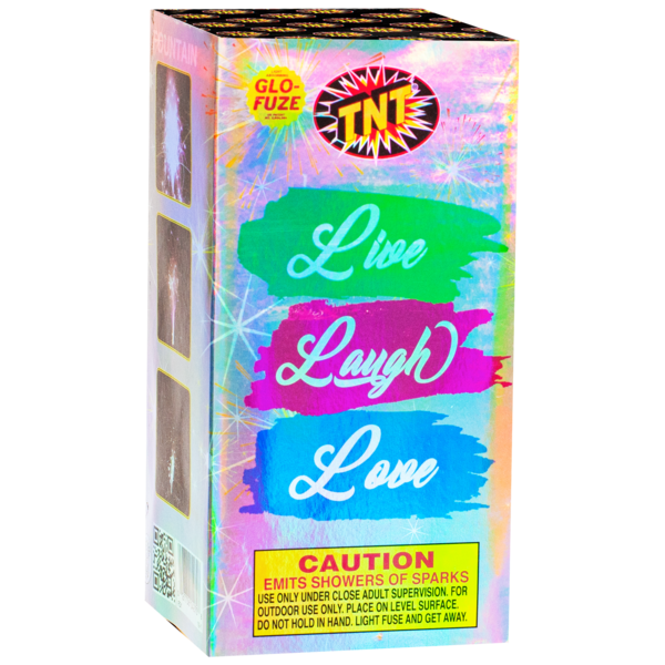 LIVE LAUGH LOVE Firework Fountains Live Laugh Love