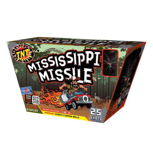 MISSISSIPPI MISSILE Firework Multi Aerials Mississippi Missile