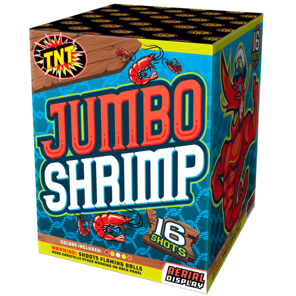 JUMBO SHRIMP Firework Multi Aerials Jumbo Shrimp