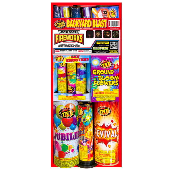 BACKYARD BLAST Firework Aerial Assortments Backyard Blast