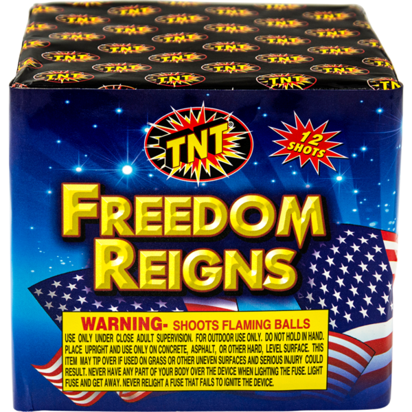 FREEDOM REIGNS Firework Multi Aerials Freedom Reigns