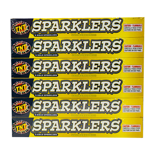 #10 SPARKLERS 6 PACK Firework Sparklers & Handheld #10 Sparklers 6 Pack