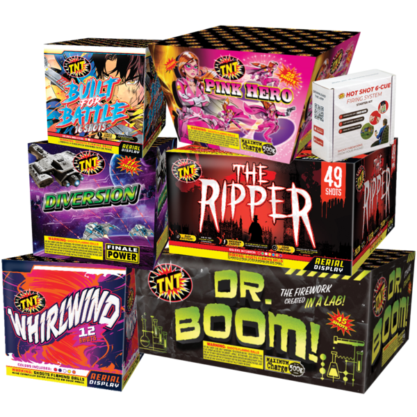 Retail Large Show Firework Pre-Built Shows Retail Large Show