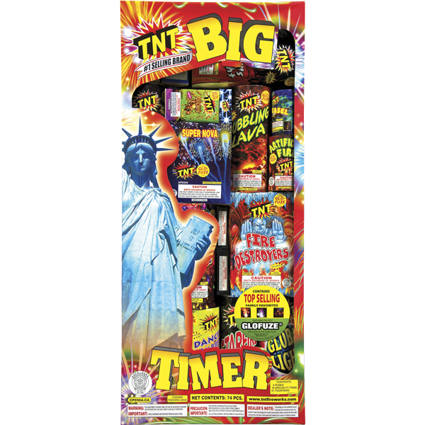 BIG TIMER - CALIFORNIA Firework Ground Assortments Big Timer California