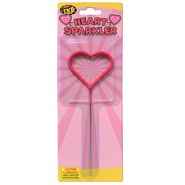 HEART SPARKLER Firework Sparklers & Handheld Heart Sparkler