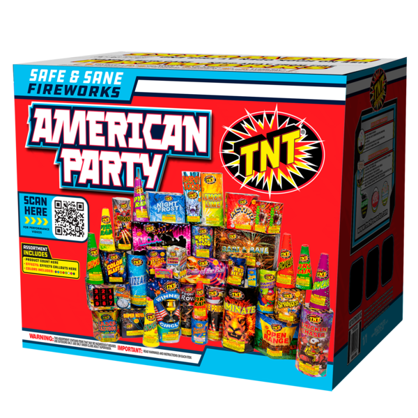 American Party Assortment Firework Ground Assortments American Party Assortment