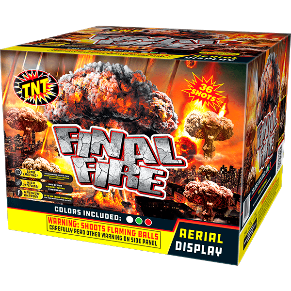 FINAL FIRE 500 Gram Firework Finale Aerials Final Fire