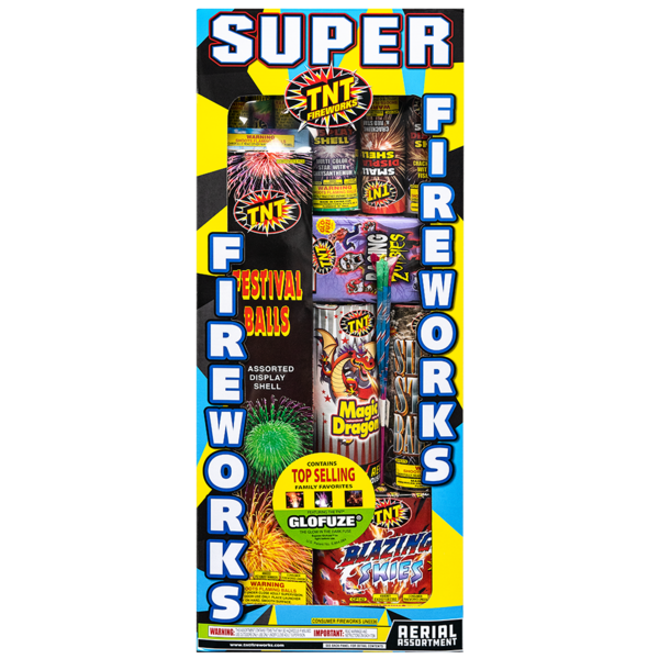 SUPER TNT - FULL C Firework Aerial Assortments Super Tnt Full C