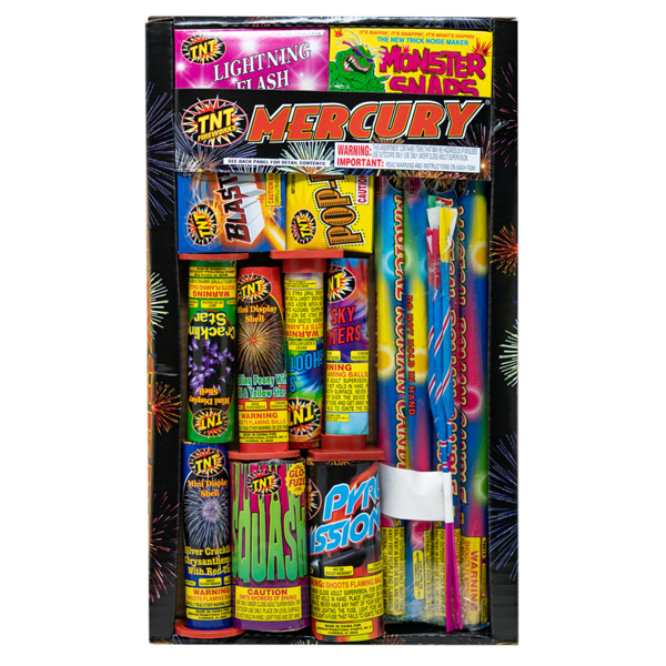 MERCURY - FULL C Firework Aerial Assortments Mercury Full C