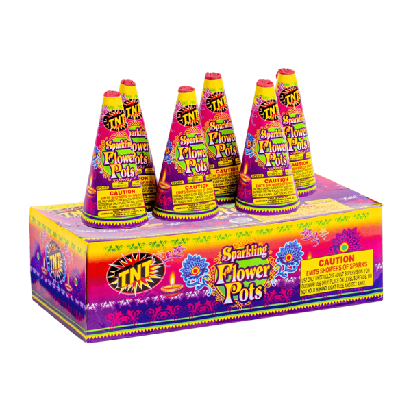 SPARKLING FLOWER POTS FOUNTAIN Firework Fountains Sparkling Flower Pots Fountain