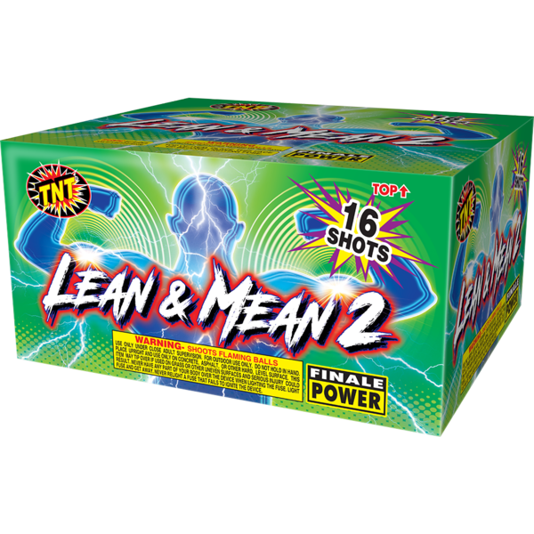 LEAN & MEAN 2 500 Gram Firework Finale Aerials Lean & Mean 2