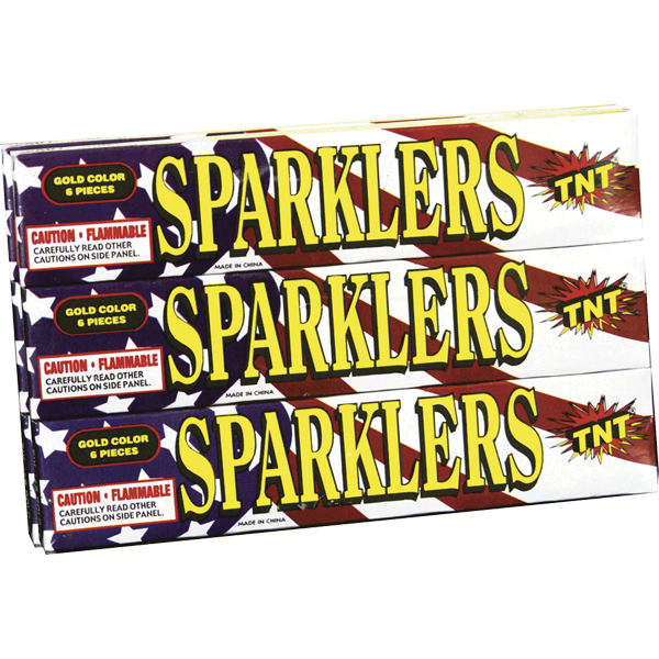 #10 GOLD SPARKLERS Firework Sparklers & Handheld #10 Gold Sparklers