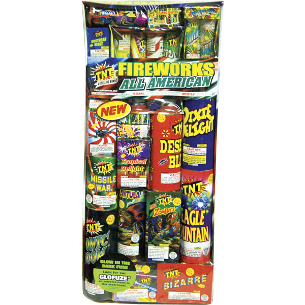 ALL AMERICAN - SS Firework Ground Assortments All American Ss