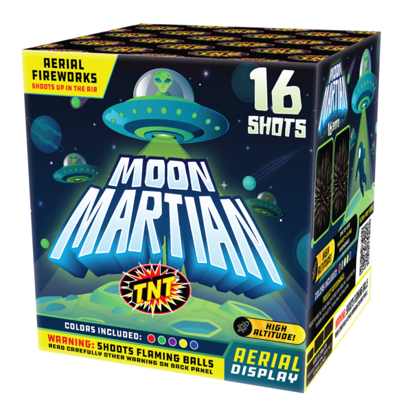 MOON MARTIAN Firework Multi Aerials Moon Martian