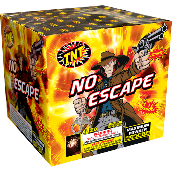 No Escape 500 Gram Firework Finale Aerials No Escape