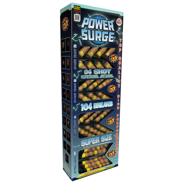 POWER SURGE 500 Gram Firework Reloadables Power Surge