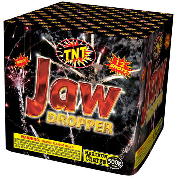 Jaw Dropper 500 Gram Firework Finale Aerials Jaw Dropper
