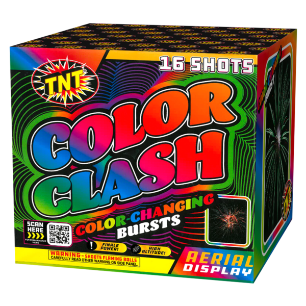 COLOR CLASH Firework Multi Aerials Color Clash