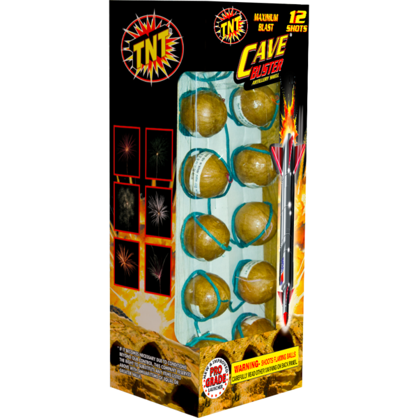 CAVE BUSTER 12 SHOT Firework Reloadables Cave Buster 12 Shot