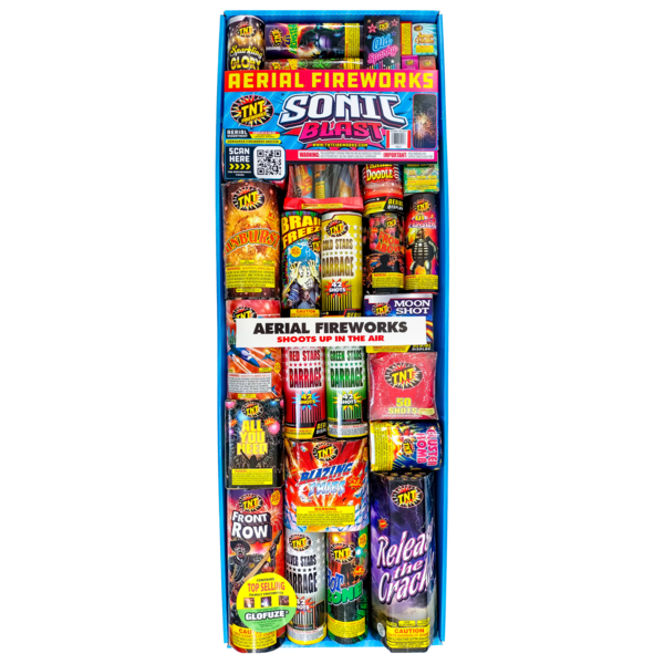 SONIC BLAST Firework Aerial Assortments Sonic Blast