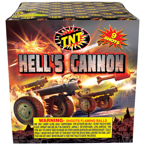 Hell's Cannon Firework Multi Aerials Hell's Cannon