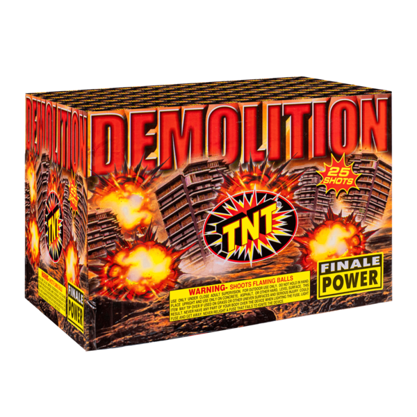 DEMOLITION 500 Gram Firework Finale Aerials Demolition