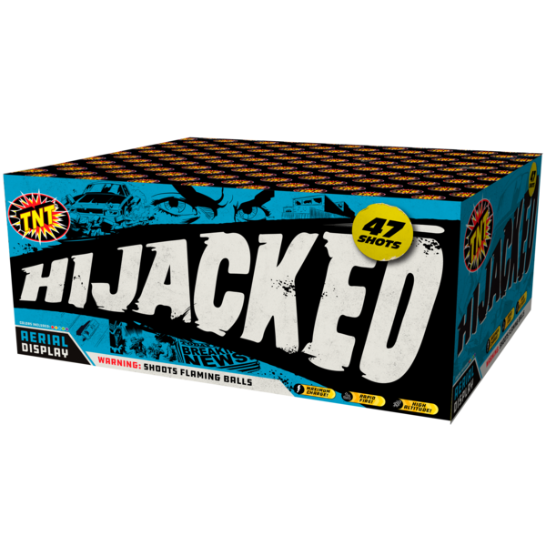 HIJACKED 500 Gram Firework Finale Aerials Hijacked