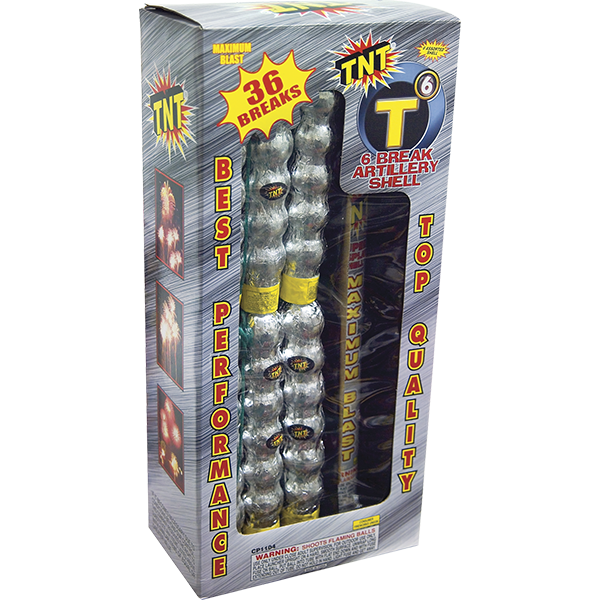 T6 ARTILLERY Firework Reloadables T6 Artillery