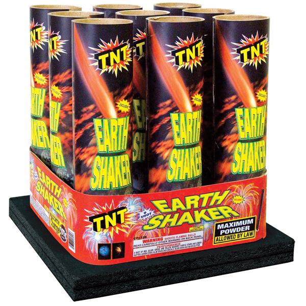 EARTH SHAKER 500 Gram Firework Finale Aerials Earth Shaker