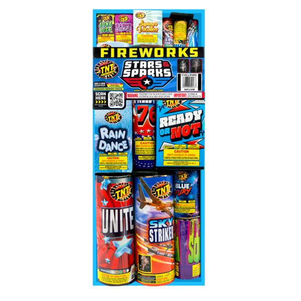 STARS AND SPARKS Firework Fountains Stars And Sparks