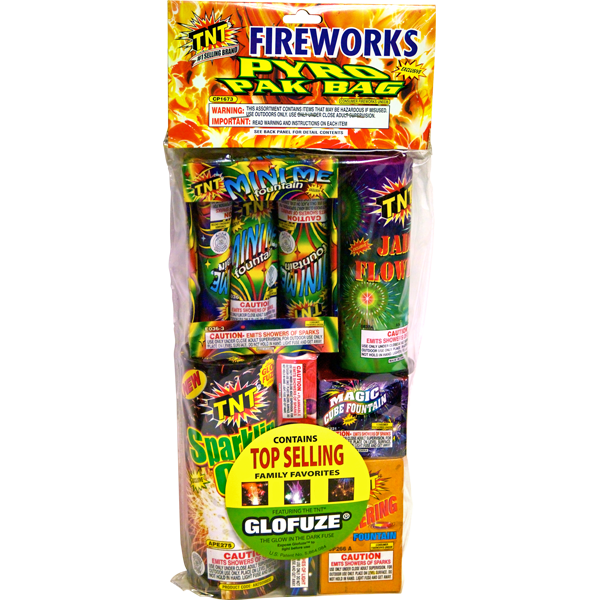 PYRO PAK BAG - SS Firework Ground Assortments Pyro Pak Bag Ss