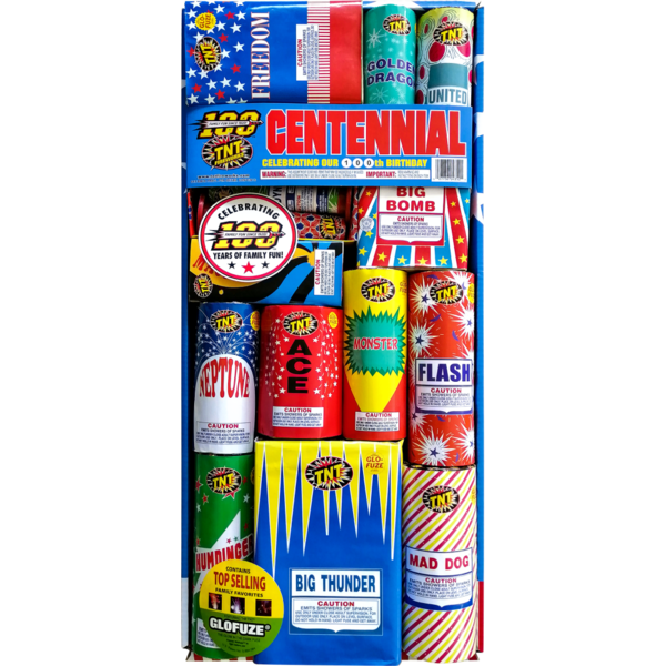 CENTENNIAL - SS Firework Ground Assortments Centennial Ss