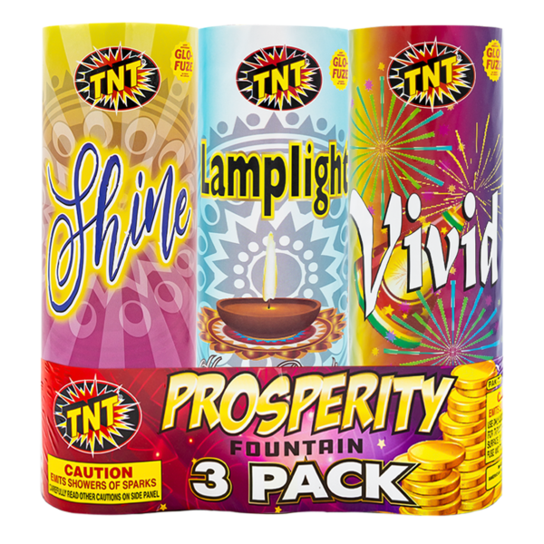 PROSPERITY 3 PACK Firework Fountains Prosperity 3 Pack