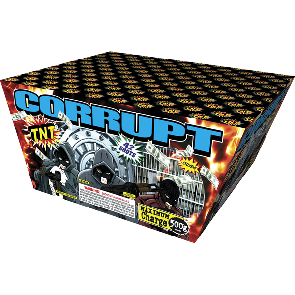 CORRUPT 500 Gram Firework Finale Aerials Corrupt