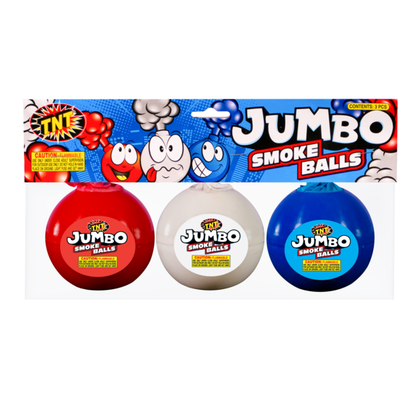 JUMBO SMOKE BALLS 3 PACK Firework Smoke Jumbo Smoke Balls 3 Pack